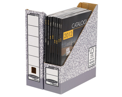 Bankers Box Archiv-Stehsammler "System" grau/weiß 78 x 258 x 311 mm