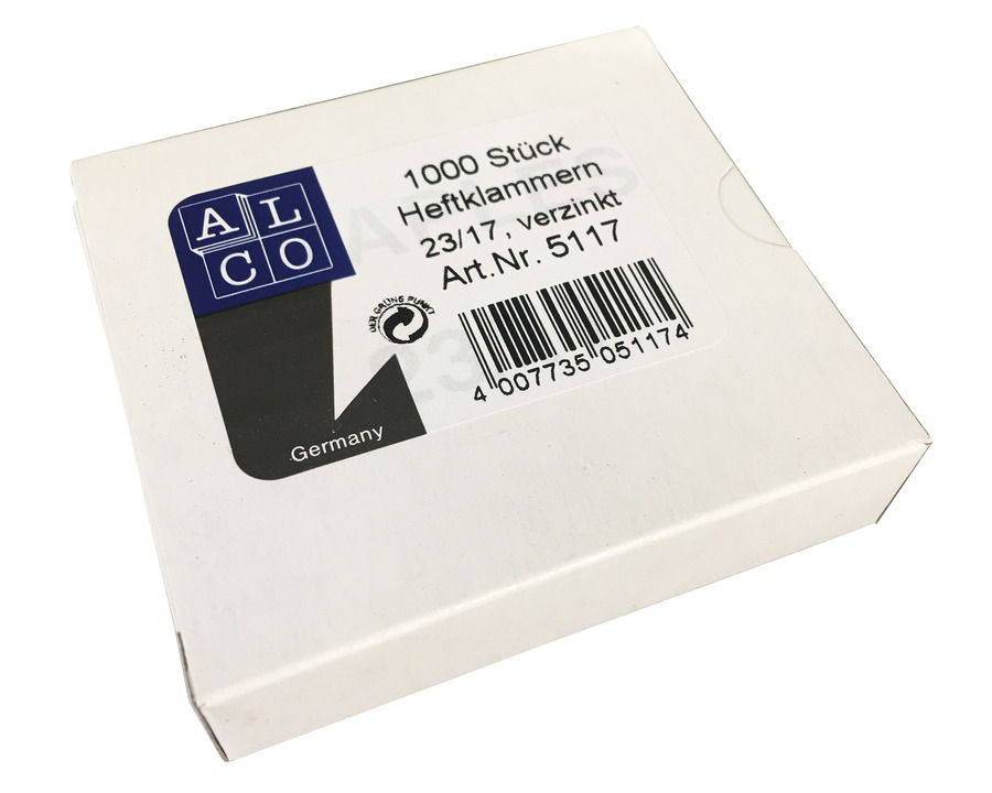 Alco Heftklammern 23/17 verzinkt 1.000St.