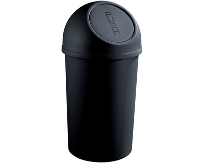 Helit Abfalleimer "The Flip" schwarz 25 Liter