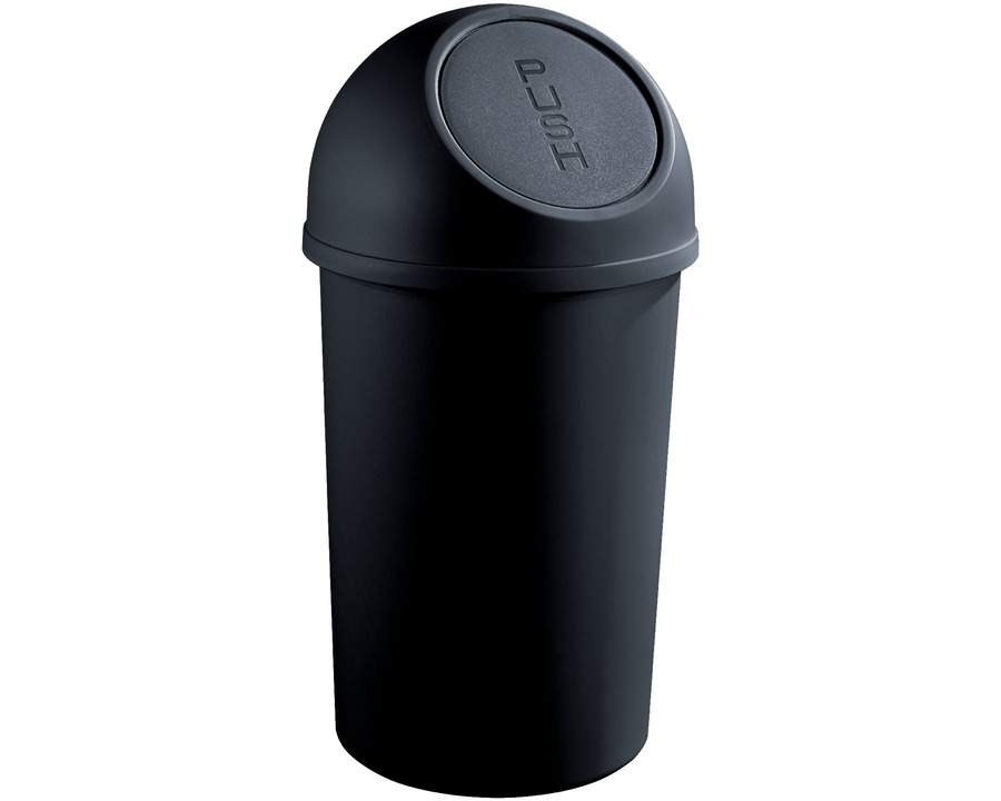 Helit Abfalleimer "The Flip" schwarz 25 Liter