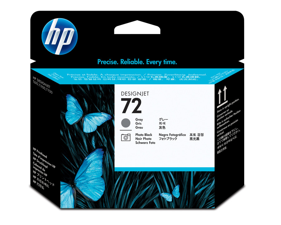 HP Druckkopf 72 fotoschwarz, grau 130ml