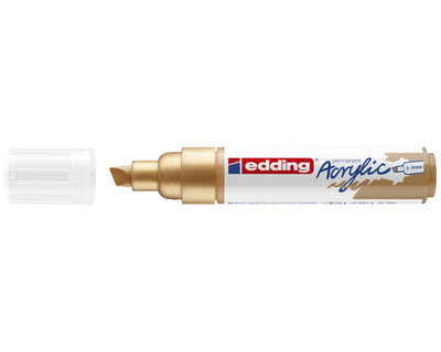 Edding Acrylmarker 5000 reichgold matt 5-10 mm Keilspitze