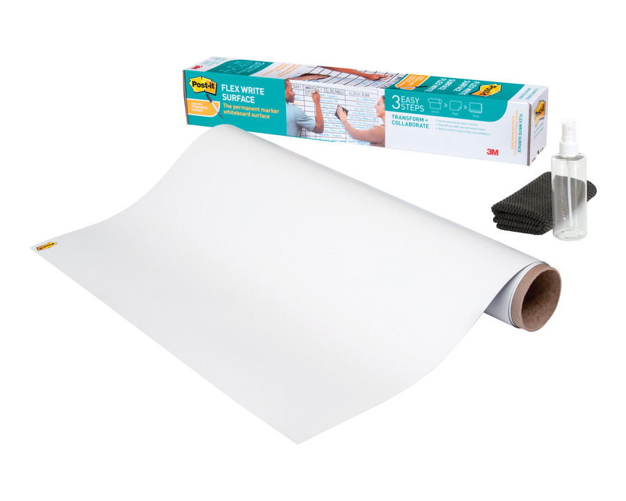 Post-it Whiteboard-Folie "Flex Write Surface" weiß 60,9 x 91,4 cm