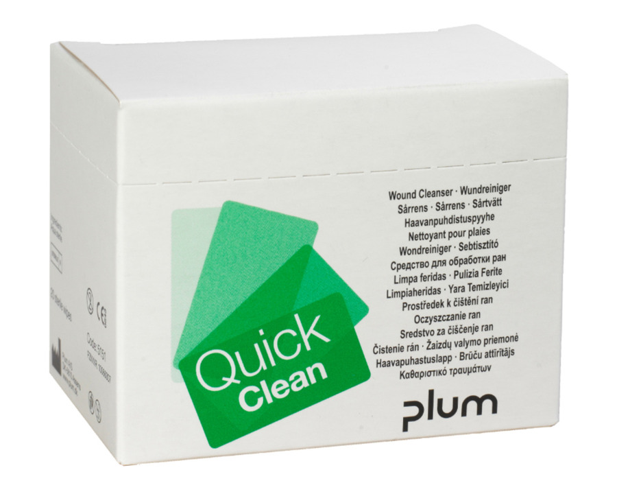 Plum Wundreinigungstücher "QuickClean" 20St.