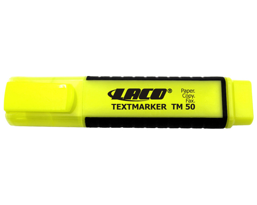 Laco Textmarker "TM50" gelb 1-6 mm