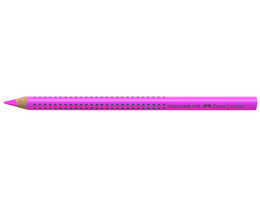 Faber-Castell Textmarker "Jumbo Grip Neon" rosa 5,4 mm
