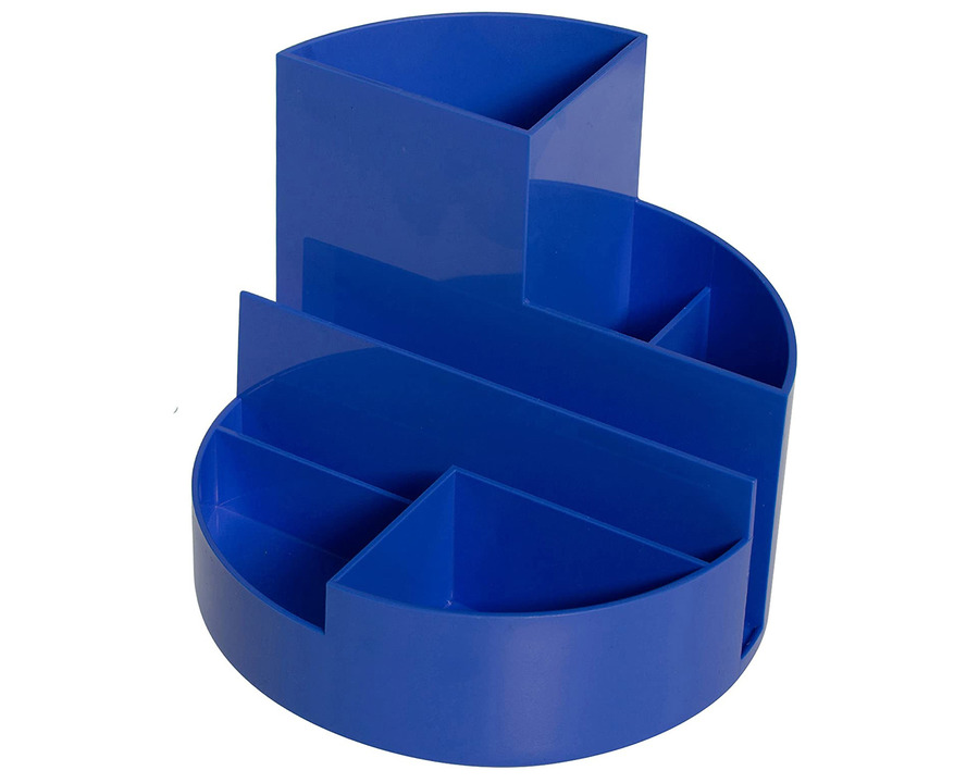 Maul Stifteköcher "MAULrundbox Recycling" blau