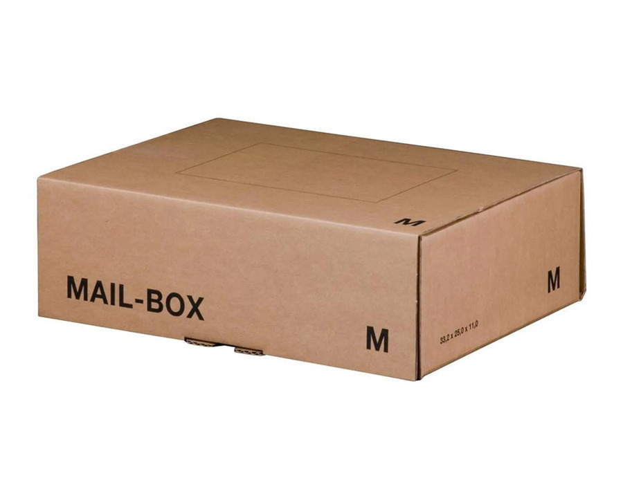 Bong Versandkarton "Mailbox" M braun 331 x 241 x 104 mm
