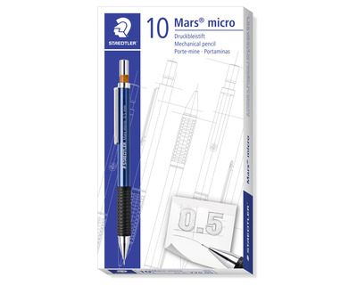Staedtler Druckbleistift "Mars Micro" blau 0,5 mm 10St.