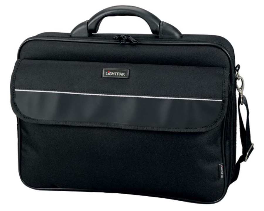 Lightpak Notebook-Tasche "Elite" schwarz 375 x 290 x 100 mm