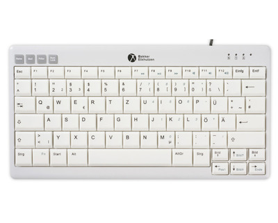 Bakker Elkhuizen Tastatur "UltraBoard 950" weiß