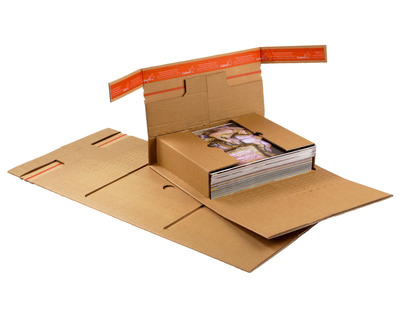 Colompac Wickelverpackung "Universal" Gr.2 braun 250 x 190 x 1-85 mm
