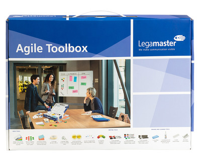 Legamaster Moderationskoffer "Agile Toolbox" 1.192 Teile 39 x 27 x 67 cm