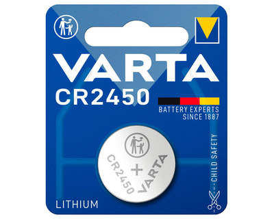 Varta Knopfzelle "Lithium Coin" CR2450 3V 560mAh