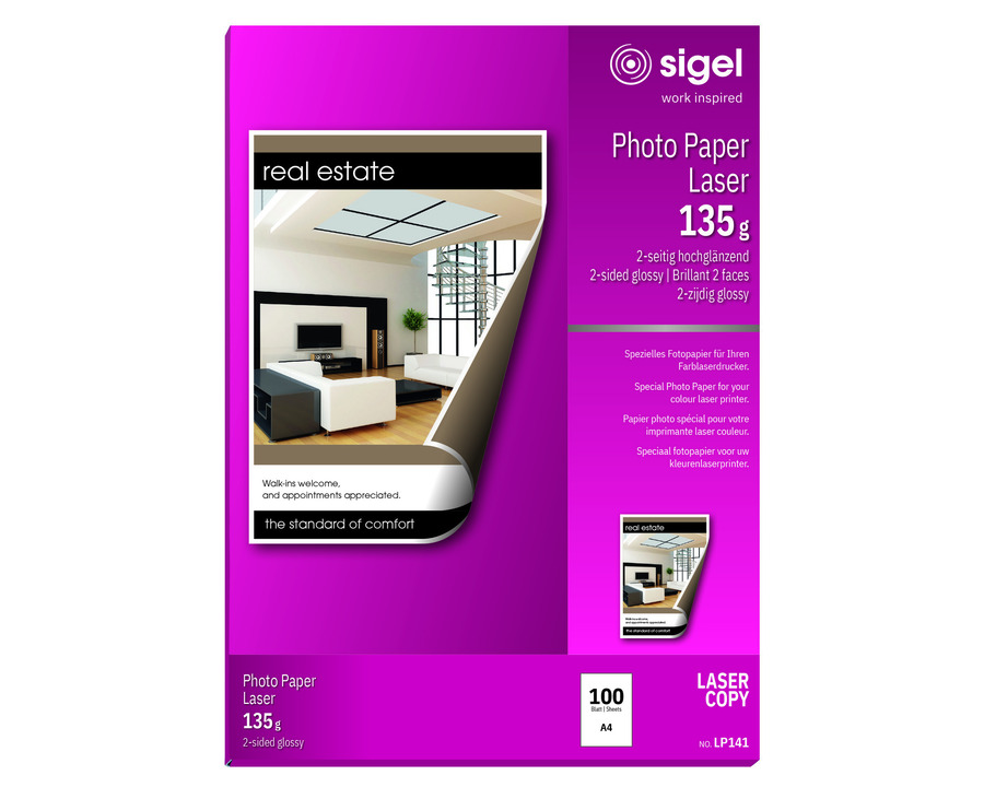 Sigel Fotopapier A4 glossy 135g/m² 100Bl.
