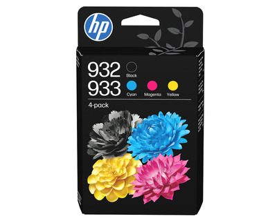 HP Tintenpatrone 932/33, Multipack CMYK 4St.