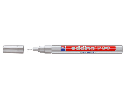 Edding Lackmarker 780 silber 0,8 mm