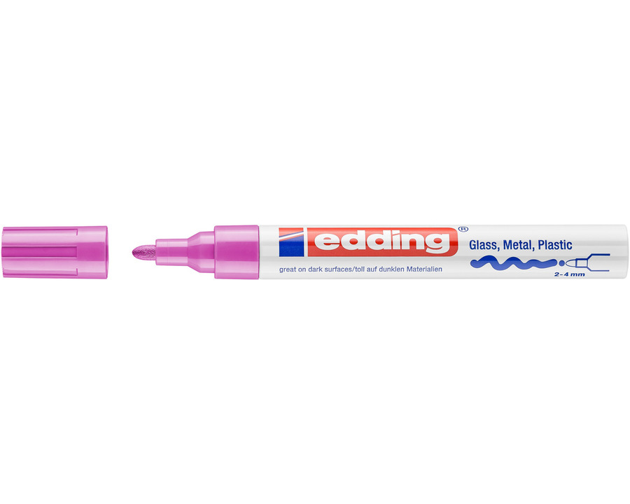 Edding Lackmarker 750 rosa 2-4 mm Rundspitze
