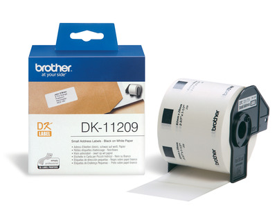 Brother Etikettenrolle "DK" weiß 29 x 62 mm 800Et.