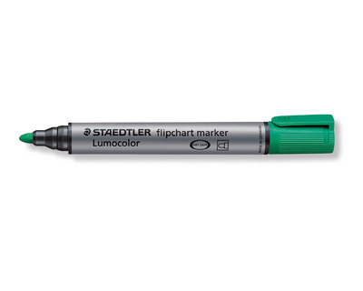 Staedtler Flipchartmarker "Lumocolor 356" grün 2 mm Rundspitze