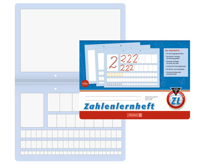 Brunnen Zahlenlernheft A4 kariert (Lineatur ZL) 80g/m² 16Bl.