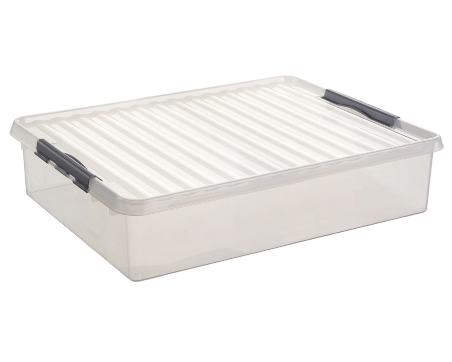 Sunware Aufbewahrungsbox "the q-line" 60 Liter transparent 80 x 18 x 50 cm
