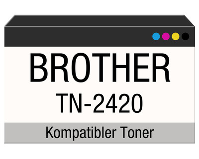 Rebuilt-Toner, Brother TN-2420 schwarz 3.000 Seiten