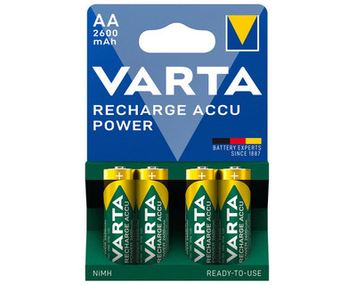 Varta Akku "Recharge Power" AA, Mignon, HR6 1,2V 2.600mAh 4St.