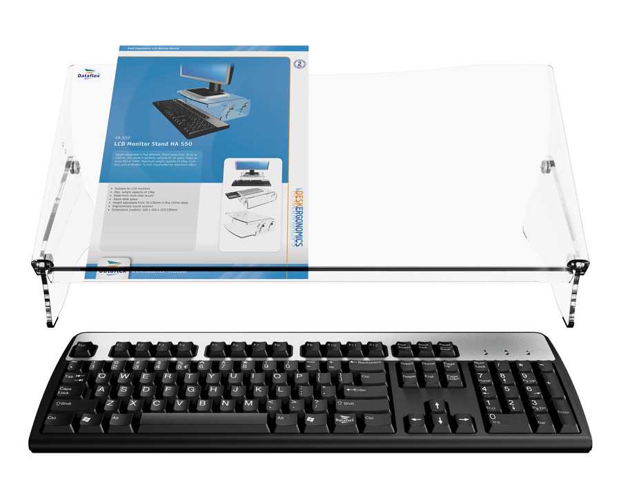 Dataflex Konzepthalter "ErgoDoc HV410" transparent