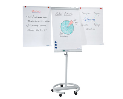 Franken Flipchart "Mobil Eco" grau