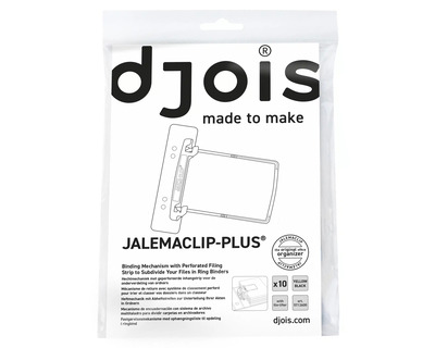 Djois Archivbügel "JalemaClip Plus" gelb/weiß 50 mm 10St.