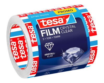Tesa Klebeband "kristall-klar" transparent 15 mm x 10 m 3St.
