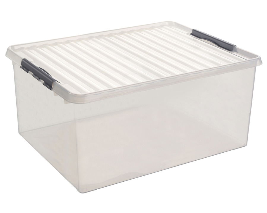 Sunware Aufbewahrungsbox "the q-line" 120 Liter transparent 80 x 38 x 50 cm