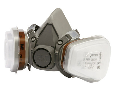 3M Atemschutzmaske "6002C" grau