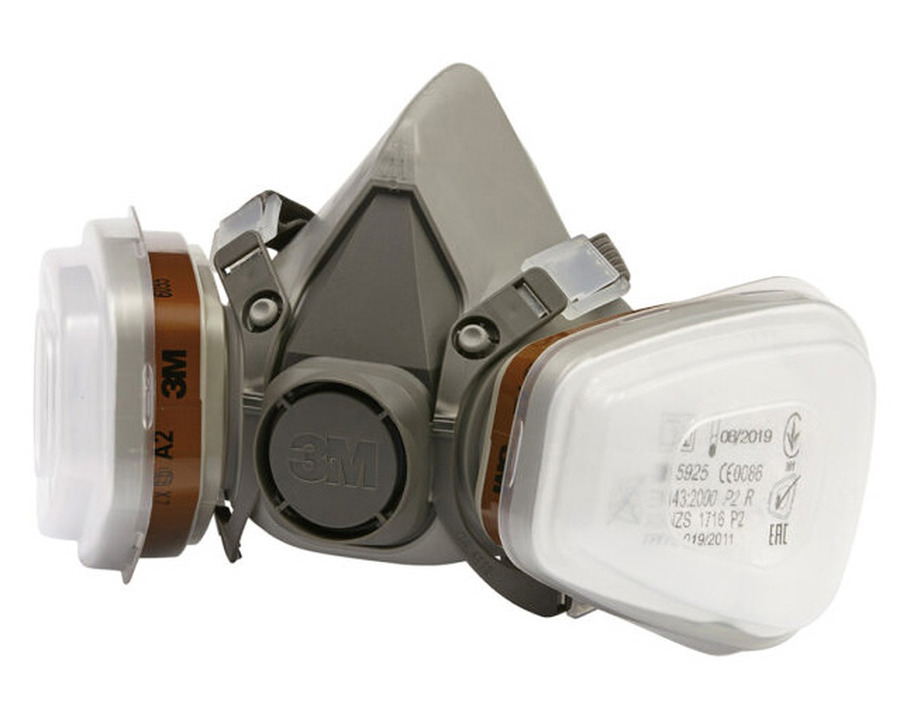 3M Atemschutzmaske "6002C" grau
