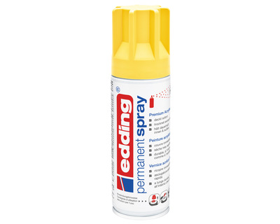Edding Sprühfarbe "Permanent-Spray" gelb matt 200ml
