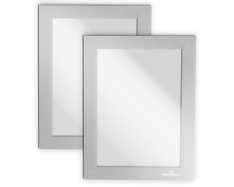 Durable Inforahmen A6 "Duraframe" silber selbstklebend 2St.