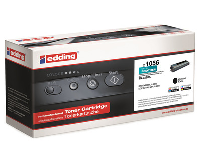 Edding Rebuilt-Toner 1056, Brother TN-329BK schwarz 6.000 Seiten
