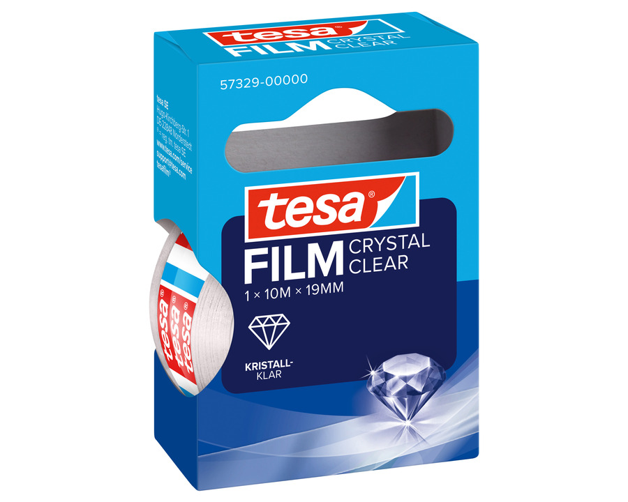 Tesa Klebeband "kristall-klar" transparent 19 mm x 10 m