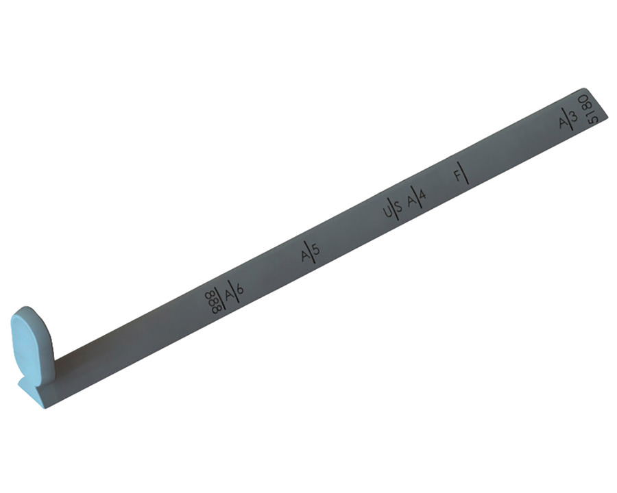Leitz Anschlagschiene für Locher 5180 dunkelgrau