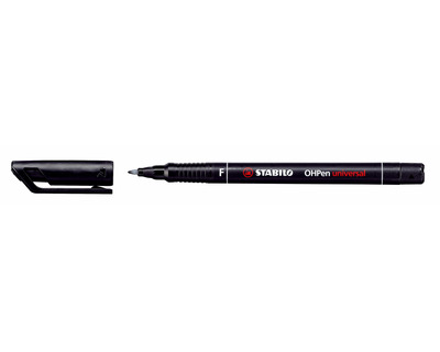 Stabilo Folienschreiber "OHPen" permanent schwarz 0,7 mm (F)