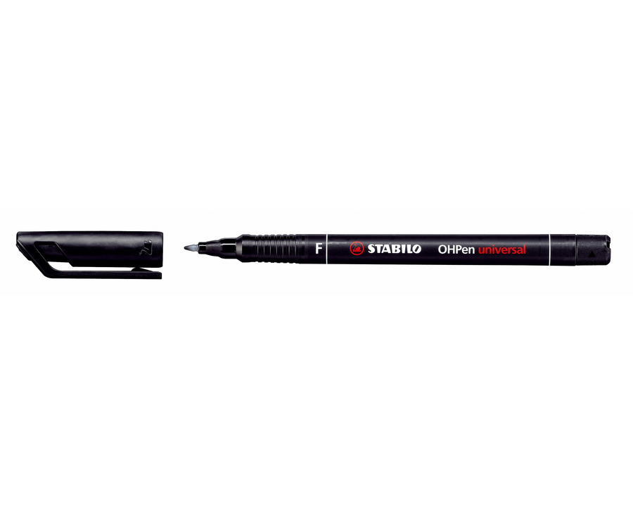 Stabilo Folienschreiber "OHPen" permanent schwarz 0,7 mm (F)