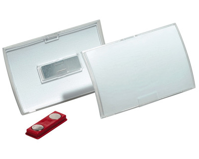 Durable Namensschild "Click Fold" mit Magnet 40 x 75 mm 10St.