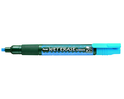 Pentel Kreidemarker "PenTools Wet Erase" blau 0,6 - 4 mm Keilspitze