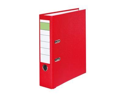 Ordner A4 "Grüner Balken" rot 80 mm