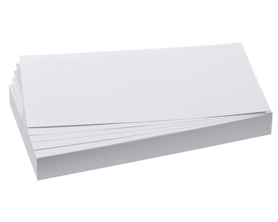 Franken Moderationskarten Rechteck weiß 9,5 x 20,5 cm 500St.