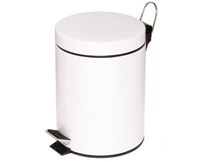 Alco Tret-Abfalleimer weiß 12 Liter