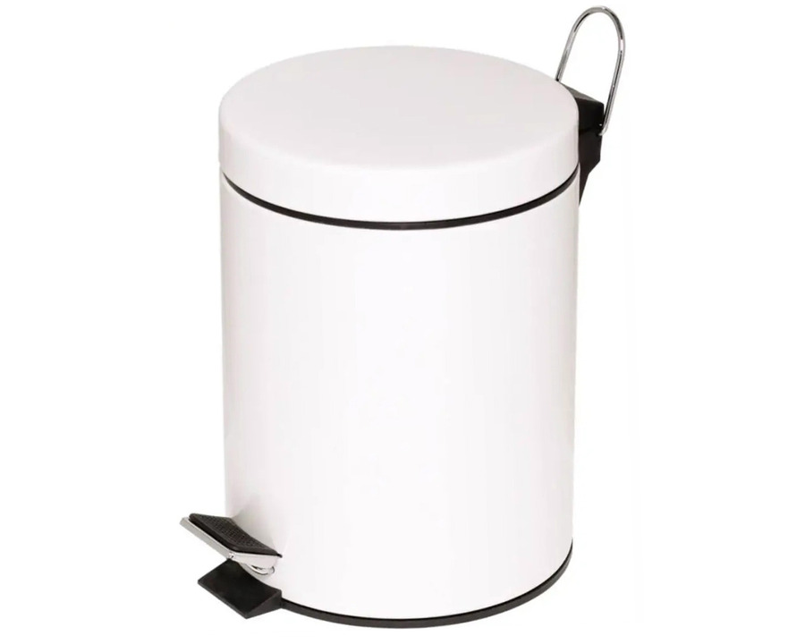 Alco Tret-Abfalleimer weiß 12 Liter