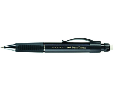 Faber-Castell Druckbleistift "Grip Plus" B schwarz 0,7 mm