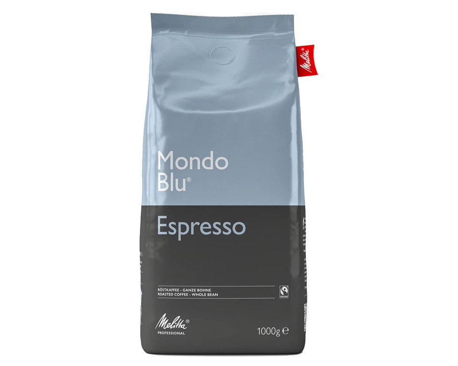 Melitta Kaffee "Mondo Blu - Espresso" Arabica & Robusta ganze Bohnen 1.000g